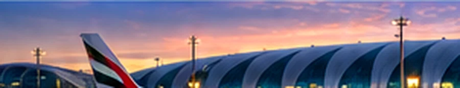 Aviation and travel illustration for the DXB airport guide